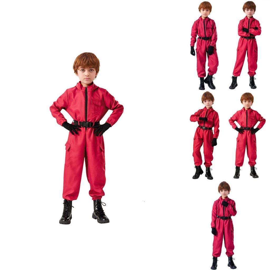 Costumes Cosplay sur le Thème Squid Game en Polyester pour Jouer le Rôle des Enfants