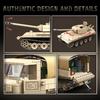 WW2 Panther Medium Tank & RSO Tractor Vehicle Building Blocks, Compatible with Lego Military Set, Great Army Gift for Kids and Teens Over 8 Years Old
