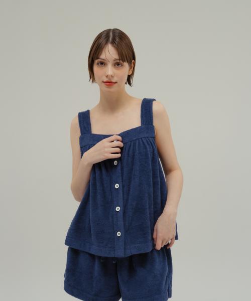 

[Heyday Mood] Terry Modal Tank Top & Shorts [Shipped from Korea] 100% Authentic One Size