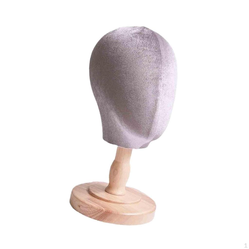 Head Stand Holder Mannequin Hat for Cosmetology, Hairdressing Training