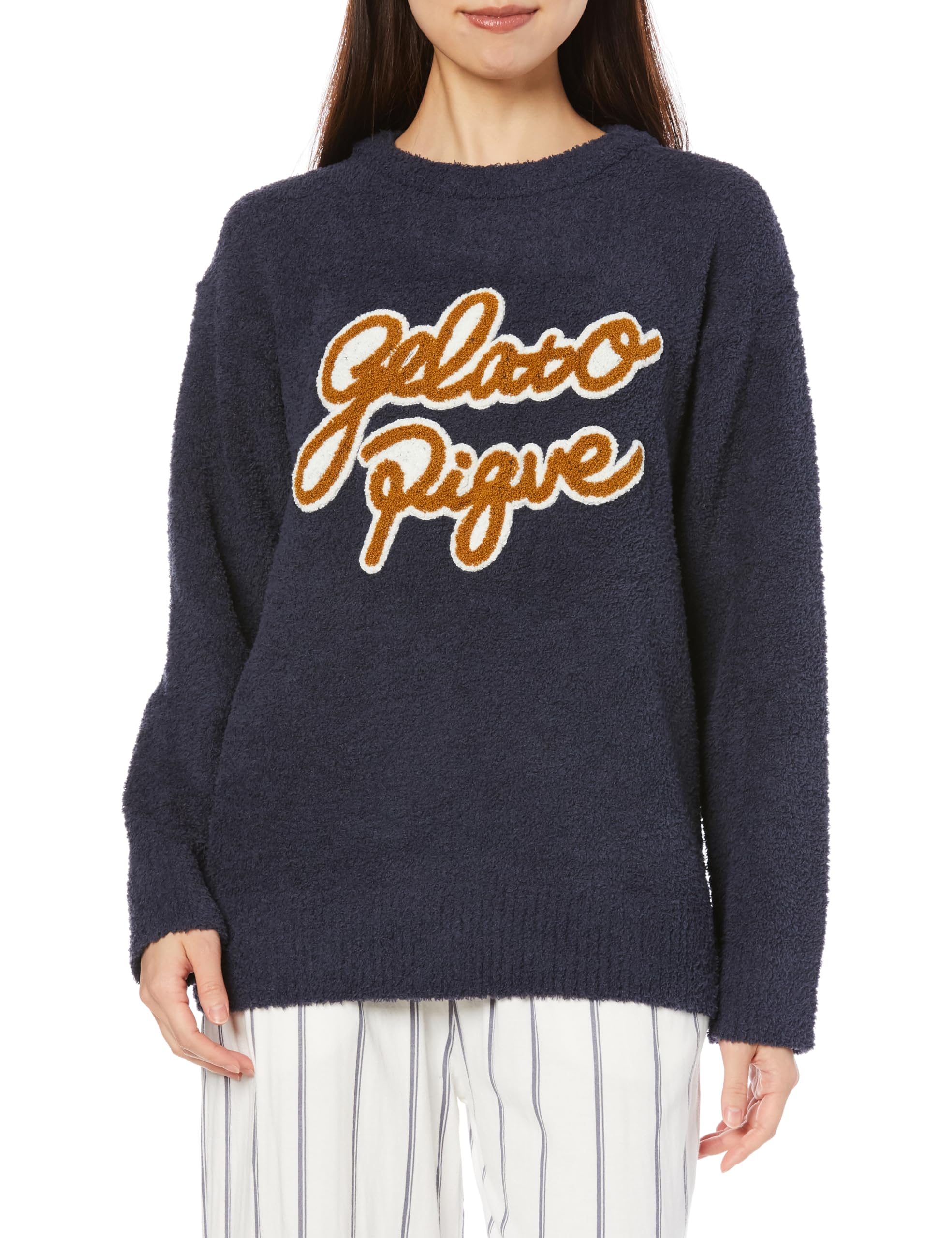 

Gelato Pique Baby Moko Logo Pullover NVY Free Size (PWNT235061) Women s