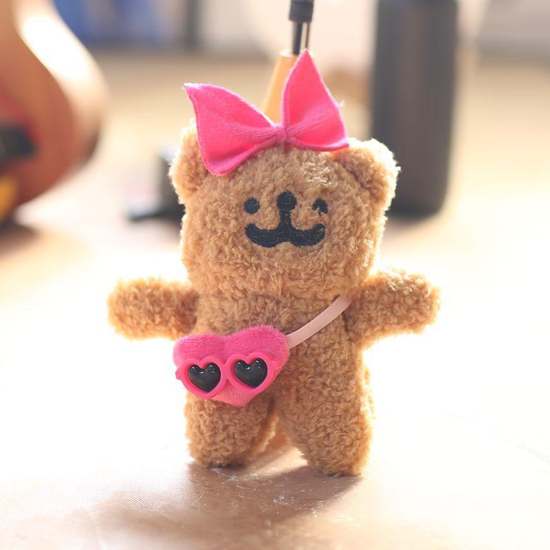 Cute Cute Puppy Pendant Plush Toy Doll Cartoon School Bag Hanging Decoration Keychain Doll Doll