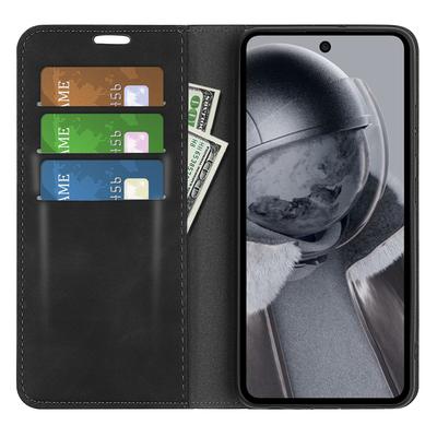 For HMD Pulse/Pulse+/Pulse Pro Wallet Case Skin-Touch PU Leather Folio Flip Phone Cover