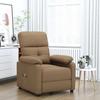 VidaXL Massage Chair Brown Fabric 289676