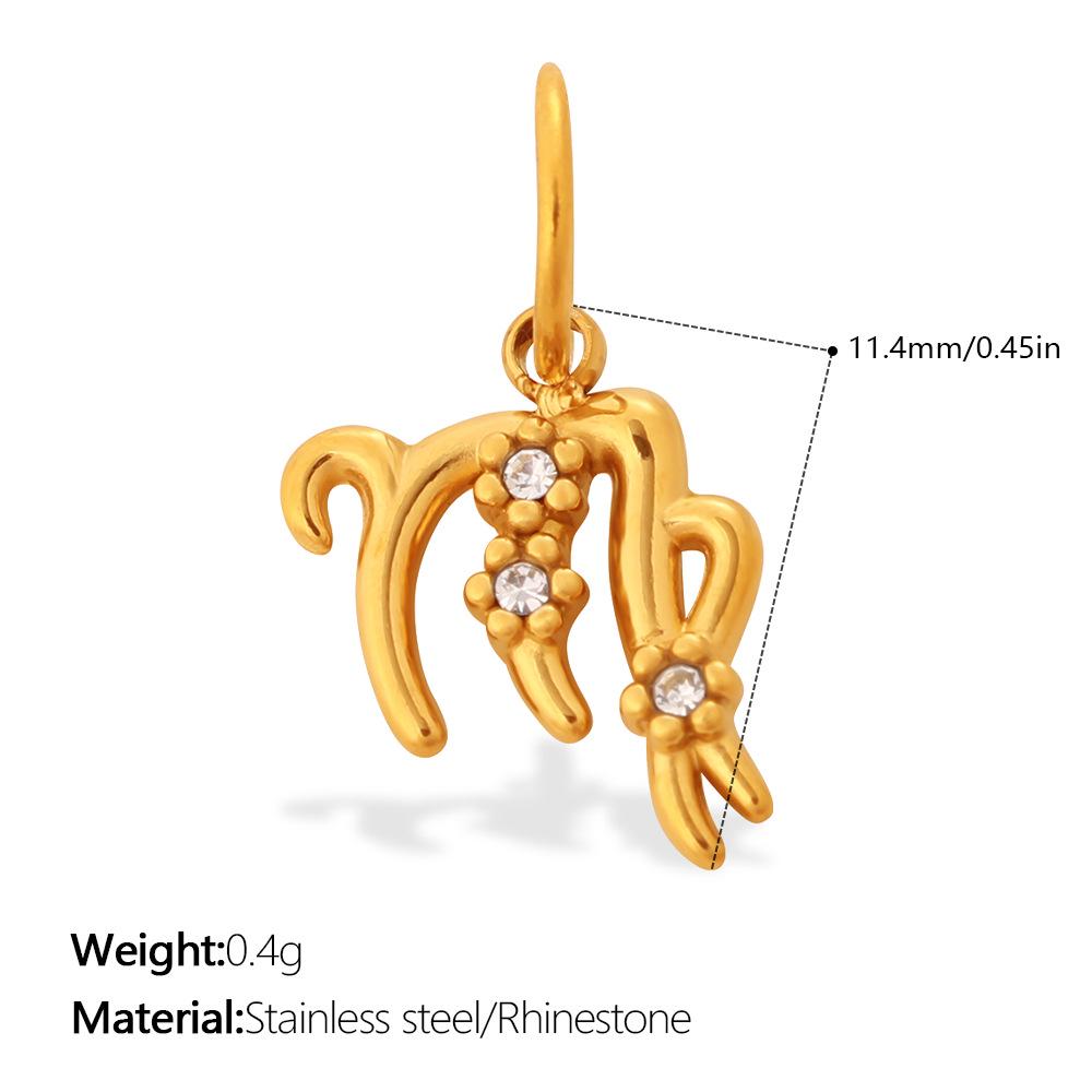 Luxury Zodiac Diamond Necklace Pendant – High-End Elegance In European & American Niche Design