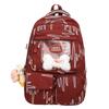 Junior High School Student Schoolbag Women's Colorful Embroidery Backpack Large Capacity Student Backpack