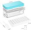 Ice Cube Tray with Lid and Bin Ice Trays for Freezer Ice Cube Trays for Freezer with 2 trays Container Lid&Ice Scoop BPA Free