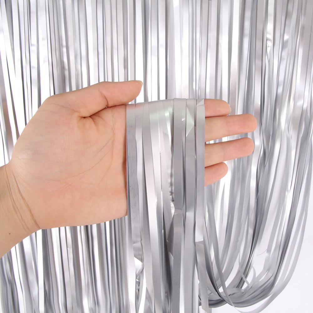 1x2m Elegant Matte Colorful Rain Curtain For Stunning Birthday Wedding Party Decorations