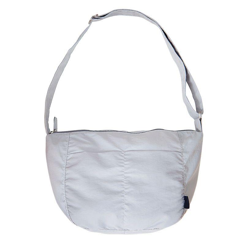 

Sobag Japan fashion Spring/Summer All-Match Waterproof Nylon Shoulder One-Shoulder Cloth Bag Women Leisure Large Capacity Commuter Dumpling Bag Taro Purple