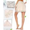 Sottogonna Mezza Sottogonna da Donna con Bordino in Pizzo Floreale Resistente all'Aderenza Biancheria Intima da Donna Sottogonna a Vita