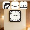 Wall Clock Silent Ornament Decorative for Kids Room Office Dining
