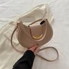 Trendy Umhängetasche PU Leder Unterarmtasche Täglich Casual Pendlertasche Handtasche Solide Messenger Bag