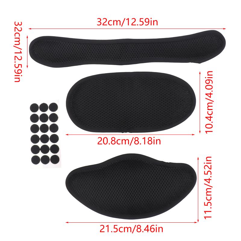 3D Honeycomb Polymer Helmet Liner Pad Elastic Insulated Cycling Lining Ultra Light Breathable Pads for Bicycle Helmet A3