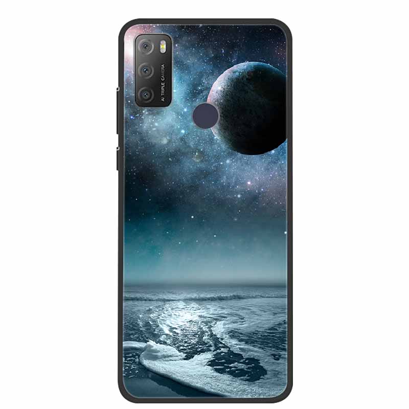 For Alcatel 1S 2021 Case Silicone Waterproof TPU Soft Phone Case For Alcatel 1S 1 S 2020 Capa Cartoon Coque Funda For 1SE 2020