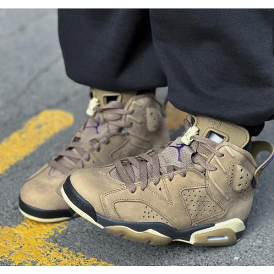 Damskie Air Jordan 6 Retro GORE-TEX Brązowe Wodorosty FD1643-300