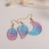 Handmade Jewelry Silicone Pendant Mold with Hole Earring Charm Epoxy Mold