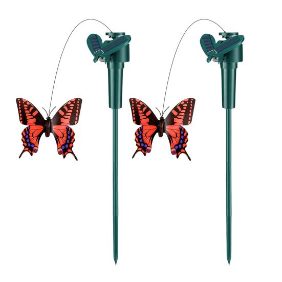 Paletti solari da giardino a forma di libellula svolazzante, libellula mobile volante, paletto decorativo impermeabile per giardino di casa, vialetto, paesaggio