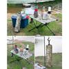Faltbarer Campingtisch, Rolltisch, leichter Aluminium-Klapptisch, kompakter Picknicktisch für Angeln, Picknick und Grillen