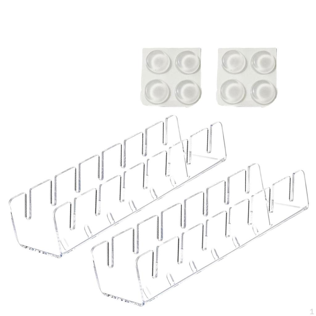 2 x Hut-Display-Organizer-Ständer aus Acryl, moderner Halter für Baseballkappen