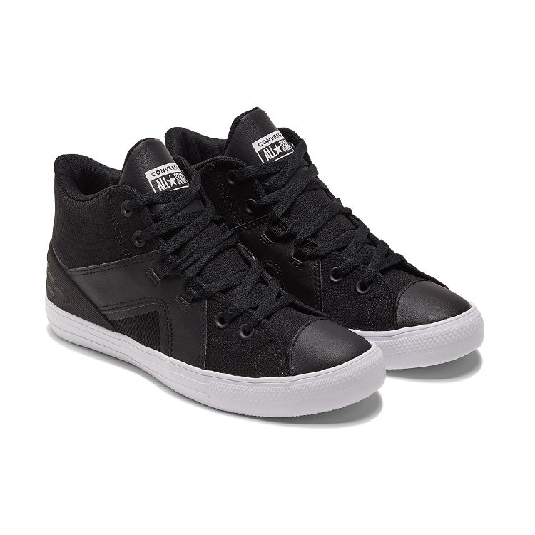 Converse Chuck Taylor All Star Flux Pantofi Canvas Mid-Top Versatili Foarte Confortabili Adidași Unisex Negru A01169C