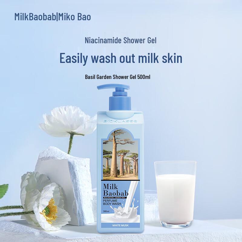 Гель для душа Milk Baobab Basil Garden 500 мл