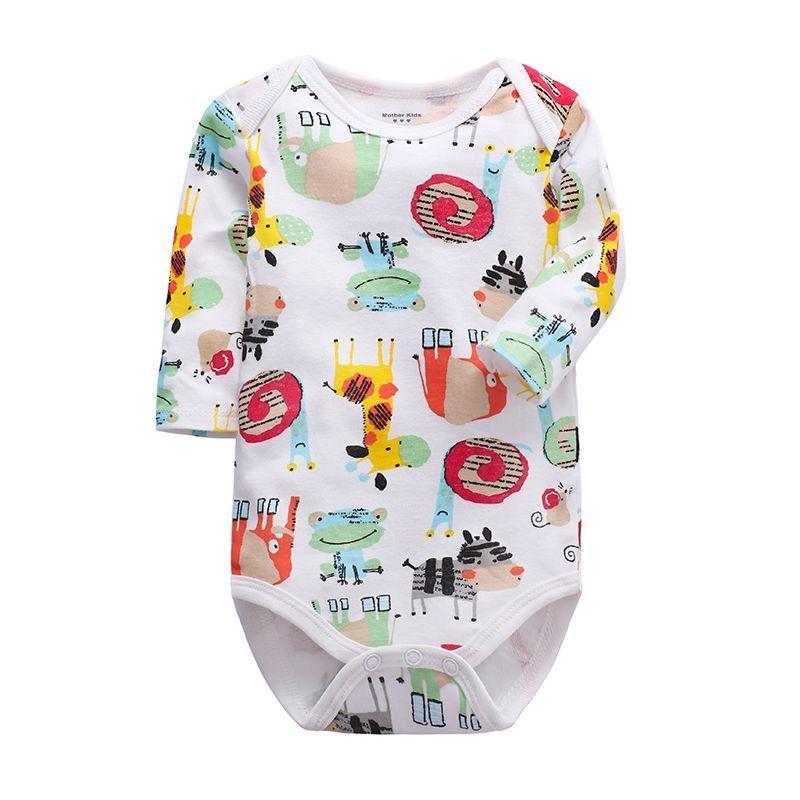 

Детские комбинезоны для новорожденных, хлопковая треугольная одежда с длинными рукавами, повседневная весенне-летняя одежда для ползания, одежда для малышей 0-3M