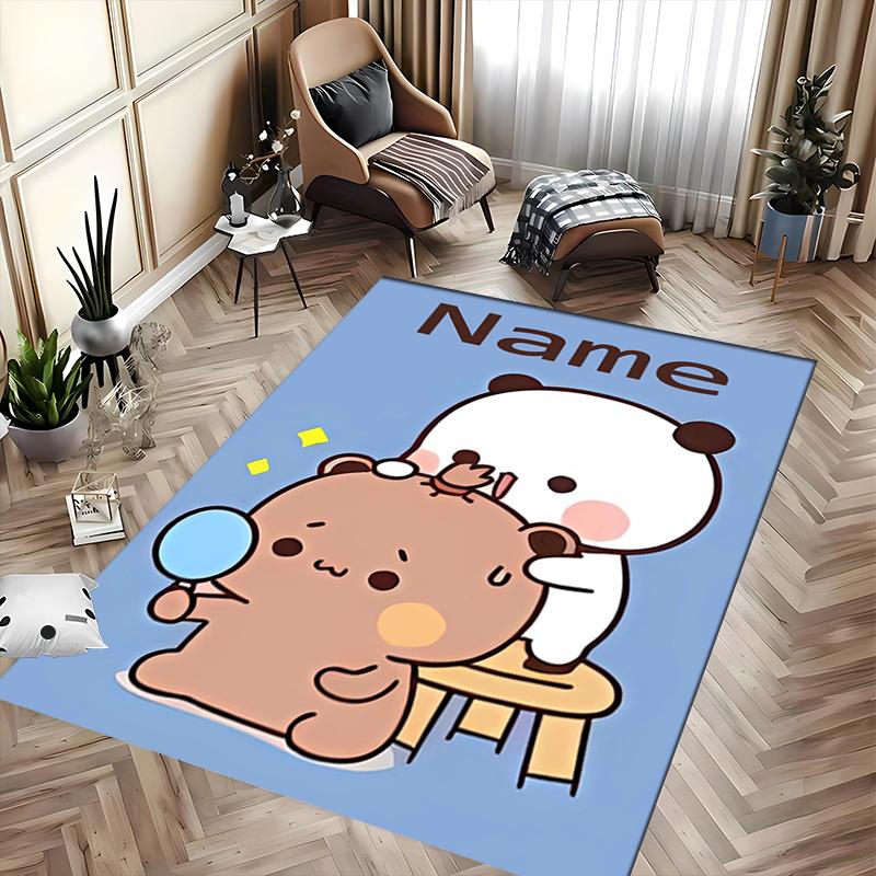 Custom personalization Bubu and Dudu Area Rug - Perfect For Kitchen, Bathroom,Laundry Room Decor Large Size Available,Gift All Seasons