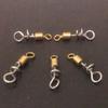 20pcs Fast Snap Design Fishing Swivel Connector Spiral Swivel Lure Hook Tackle  Saltwater Fishing