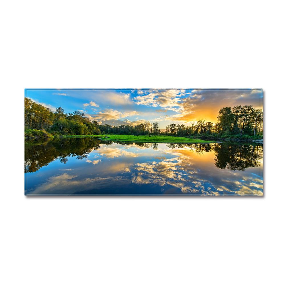 Landscape Home Door Mat Kitchen Long Bathroom Non-Slip Mat Living Room Carpet Floor Mat