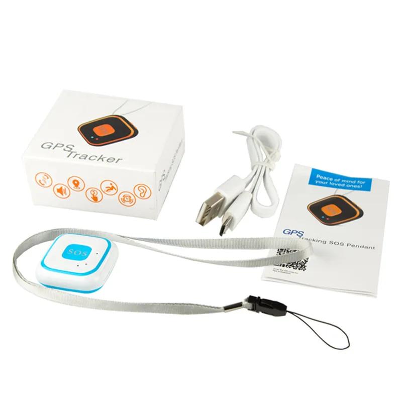 Pendant Locator SOS SOS Fall MINI Alarm GPS Positioning Tracker