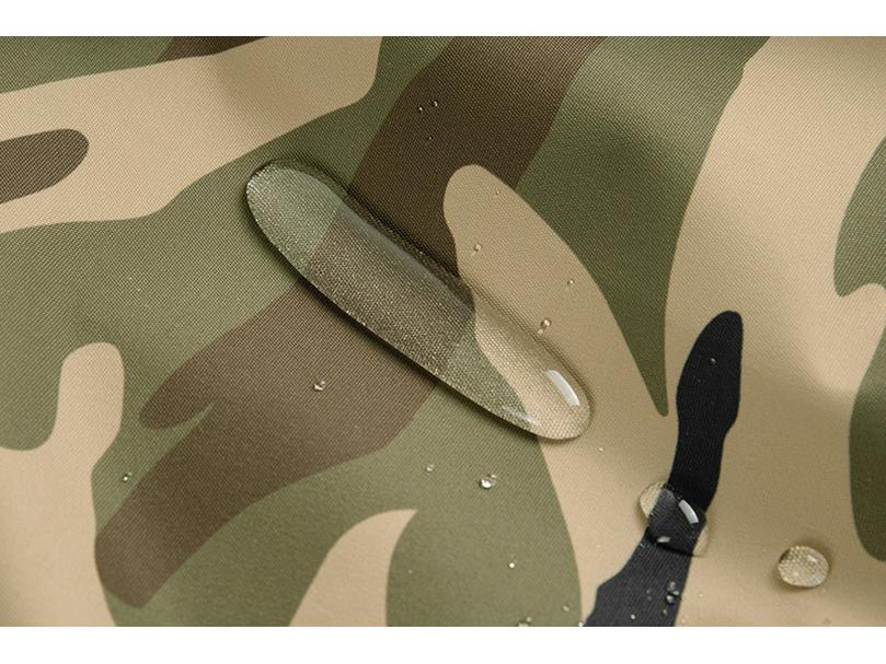 Calças de Esqui Camufladas Unissex: Equipamento de Snowboard à Prova de Vento, Impermeável, Espesso, Forrado com Fleece, Estilo Americano.