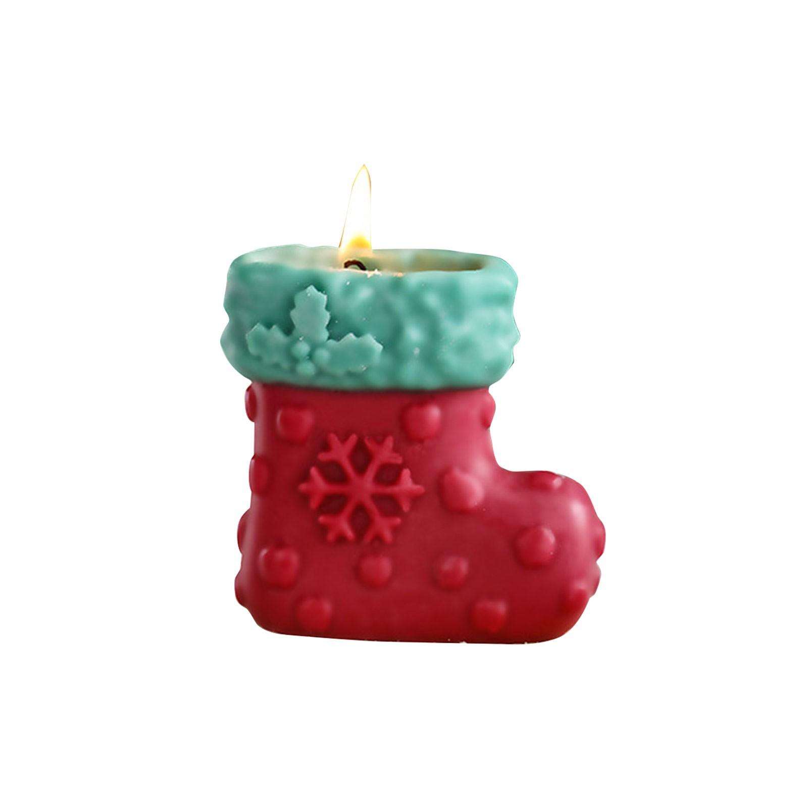 

Ароматизированная рождественская свеча в форме туфельки One Size красный