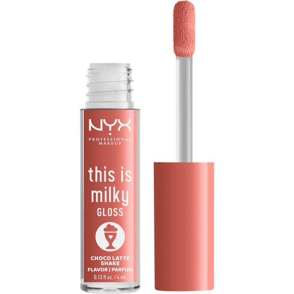 

NYX Nyx This Is Milky Gloss 19 Шоколадный латте Шейк 4 мл