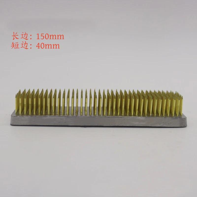 Japanese Ikebana Kenzan Floral Brass Needle Long Rround Fixed Base Holder Flower Arrangements Floral Pin Prong Tools