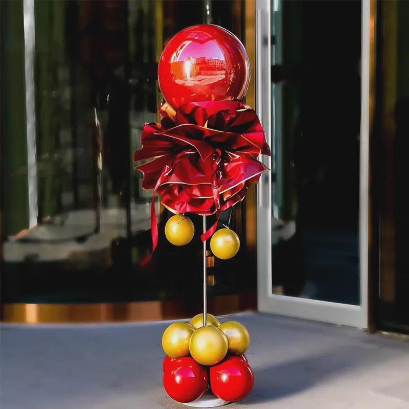 Red Bobo Balloons for Company Opening & Housewarming Decoration
