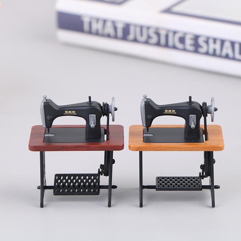 Dollhouse Decoration Mini Furniture Imitation Sewing Machine Model