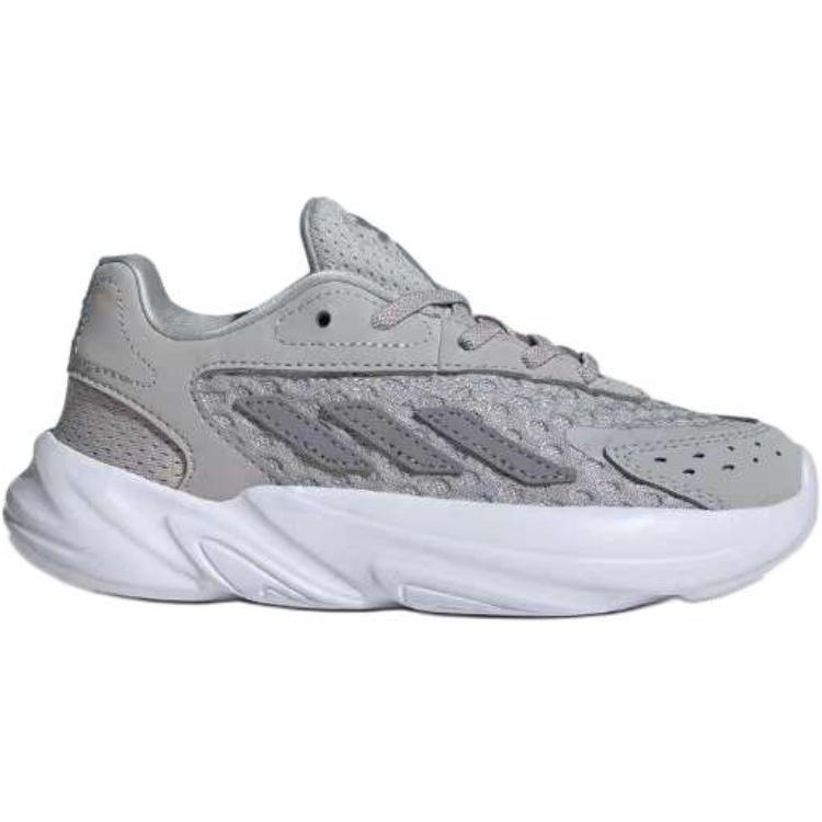 Adidas Originals Ozelia EL Retro Classic Durable Low-Top Casual Shoes Kids Sneaker Gray White JH7821