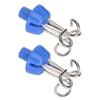 2PCS Ganchos para Soporte de Suero 4 Colgadores Metal Vertical Gancho para Soporte de Infusión para Uso Médico Hospitalario