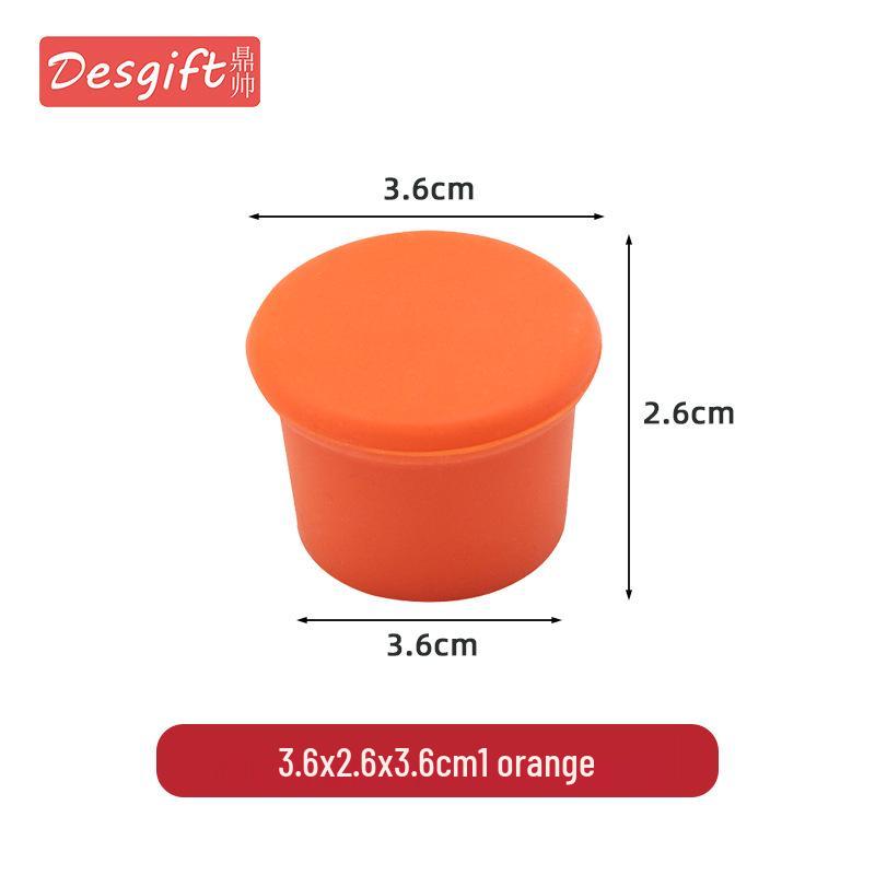 FDA Food-Grade Multi-Color Silicone Wine Bottle Stopper: Leak-Proof Fresh-Keeping Cover for Red Wine.