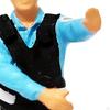 1/64 Diorama Figures Miniature Hand Painted Drink Driving Train Railway for Micro Scene