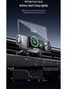 Electric Foldable Phone Holder with Wireless Charging & Clamping Arm for Horizontal/Vertical Car Mounting