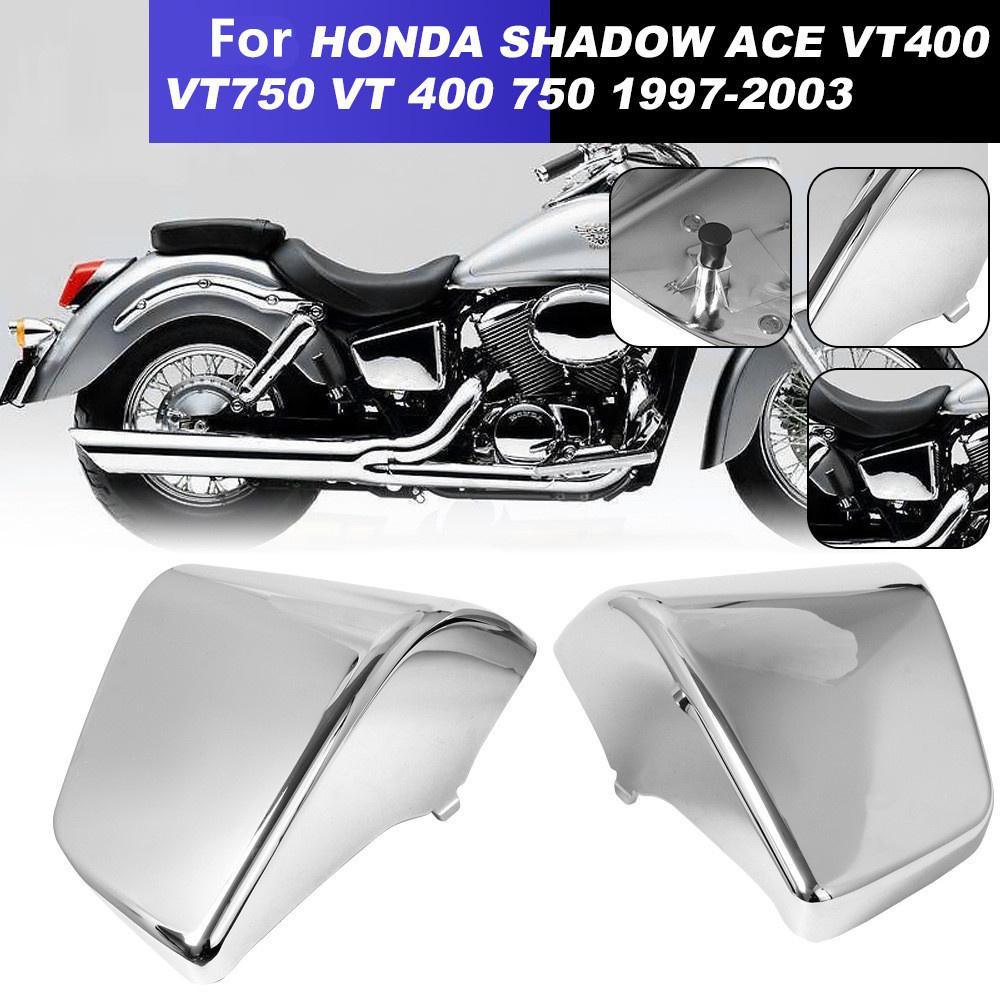 

Хромированная боковая крышка аккумуляторного отсека для Honda Shadow Ace 750 Vt750 Vt400 97-03