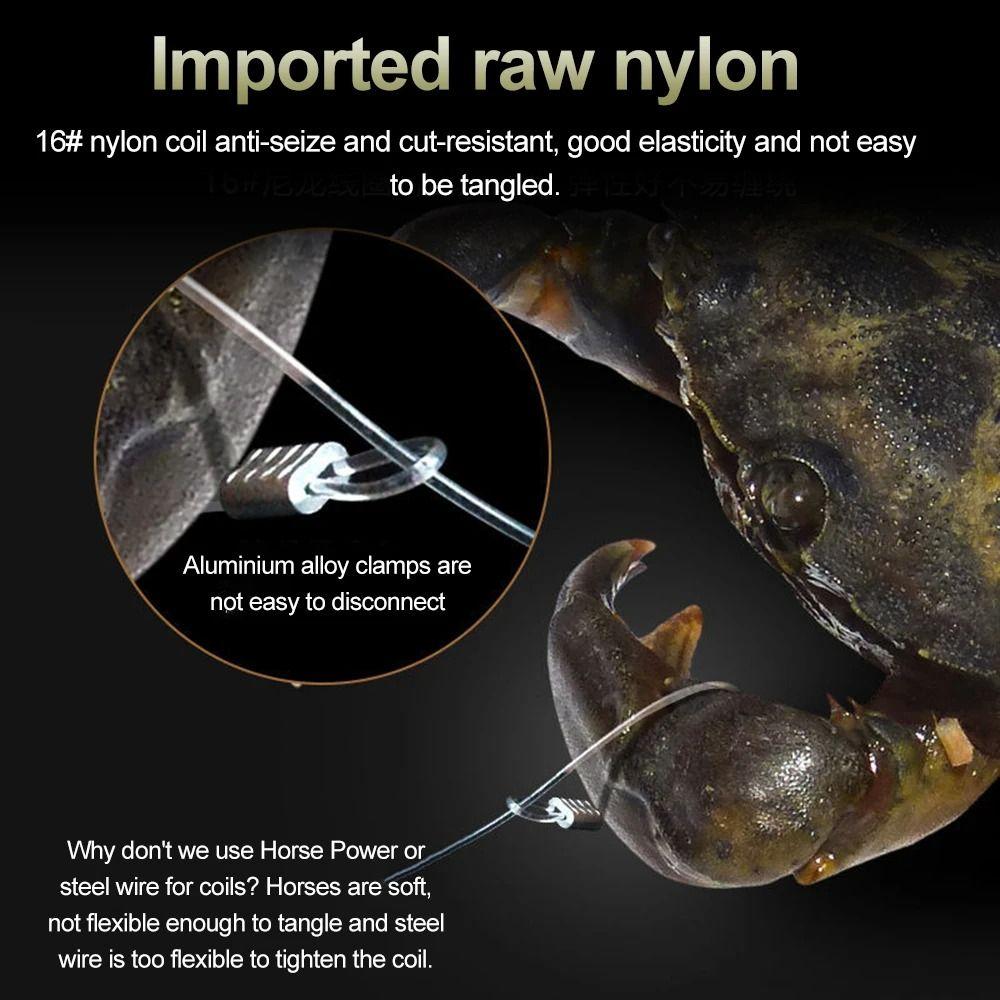 Lure Trap Crab Catching Tool Steel Wire Crab Trap  Crab Lobster Shrimp Crayfish