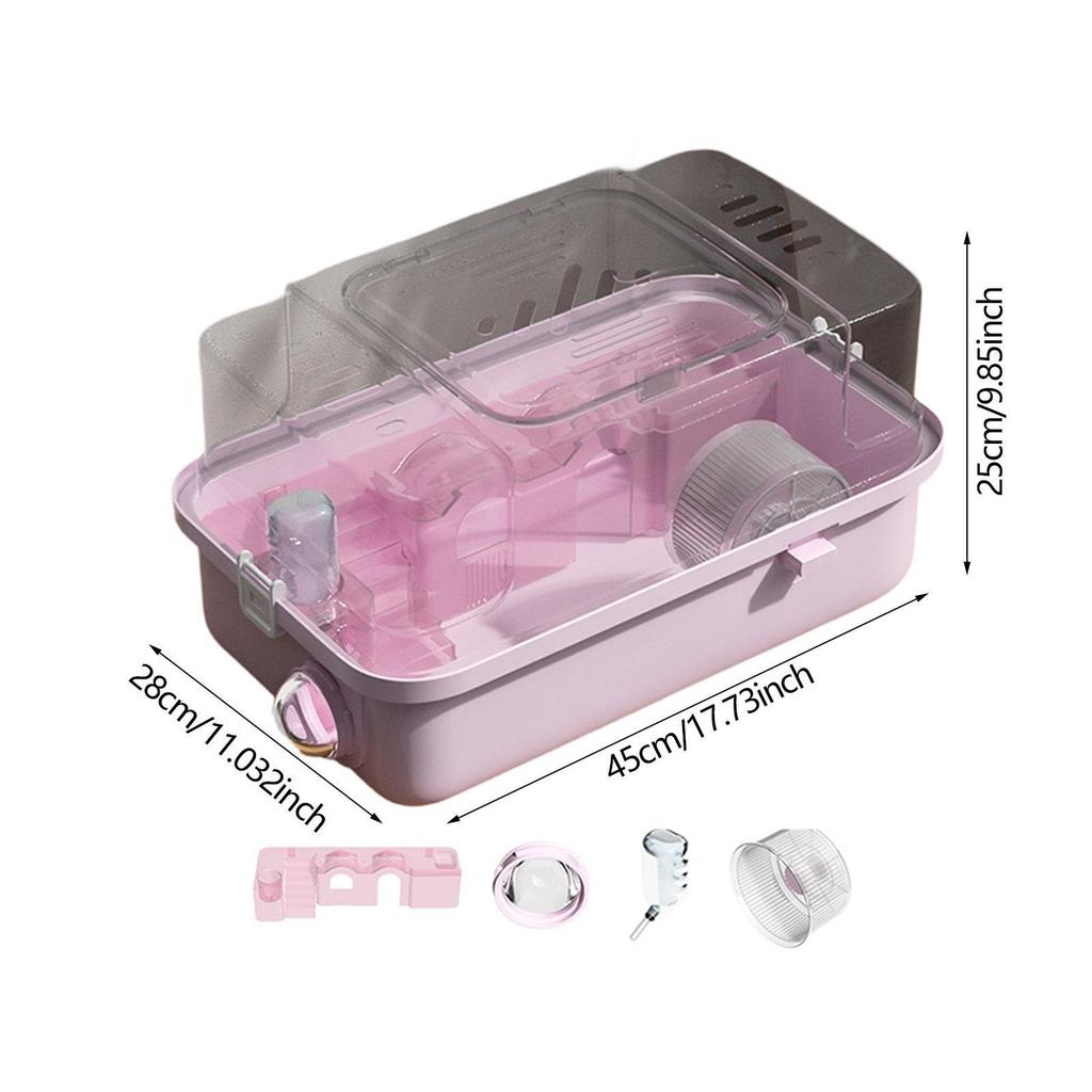 2 Layers Multiuse Portable House Hamster Cage for Mice Gerbils Sugar Glider