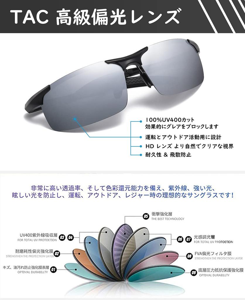 Okulary sportowe polaryzacyjne DUCO z UV400 Wykonane z dla i Golf Męskie Ochrona, Stop AL-MG, Ultralekkie, Do jazdy samochodem, Jazdy na rowerze, Wędkarstwa, Biegania,