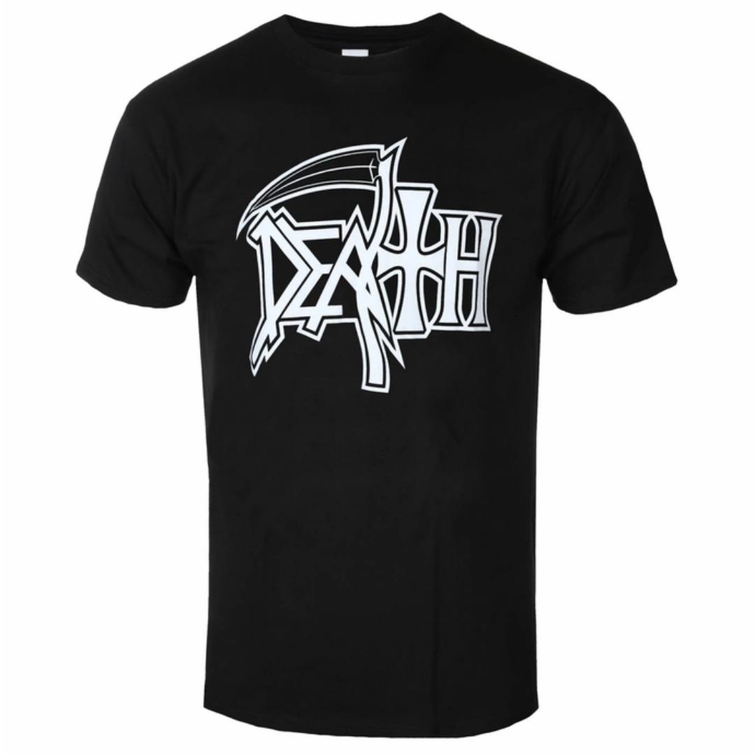 Death Classic Death Metal Logo Inspired Print Tee Breathable Cotton Tshirt For Daily And Concert Wear 2XL