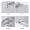 Jeep Men's Stand Collar Solid Color Sweatshirt