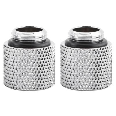 2pcs Water Cooling G14 Male To Female Extender Fitting Adapter Screw Seat (15mm)