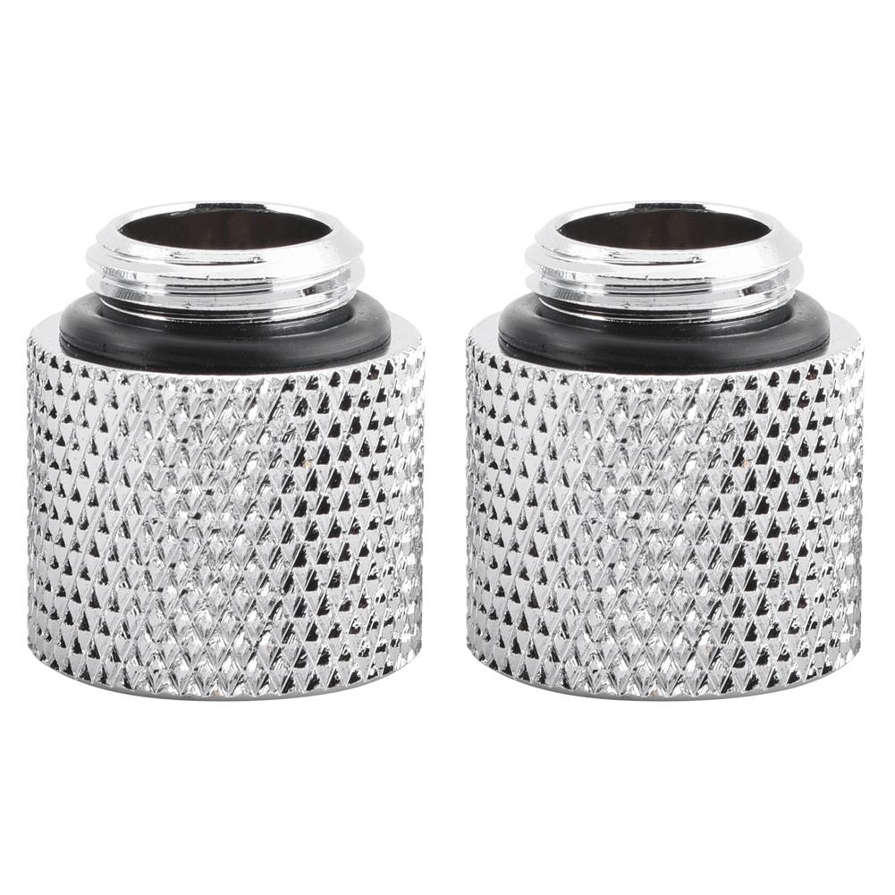 

2pcs Water Cooling G14 Male to Female Extender Fitting Adapter Screw Seat (15mm) 10mm
