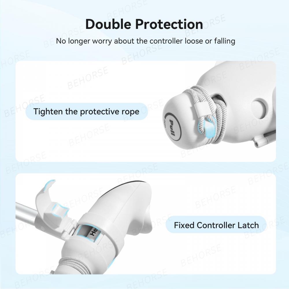 For Meta Quest 3S/3 VR Golf Club Attachment Retractable VR Golf Grip Handle Controller for Meta Quest 3S/Quest 3 Accessories